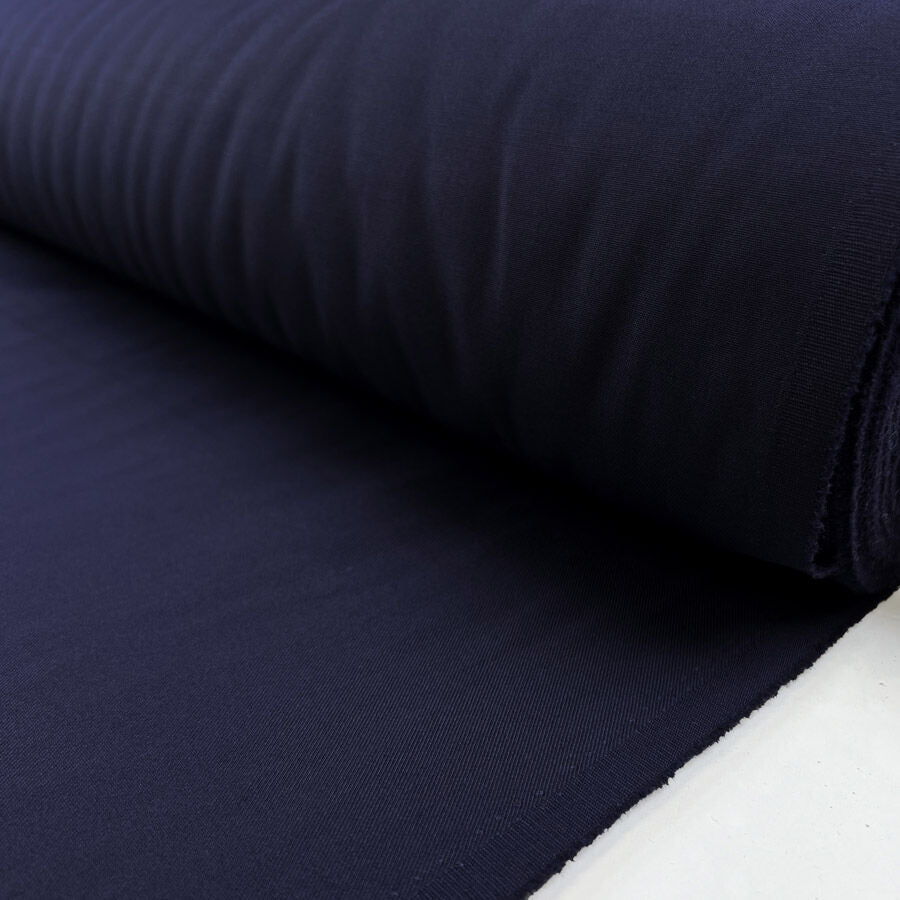 Scrubs Blue Black Cotton Polyester Twill Trousering Fabric Roll