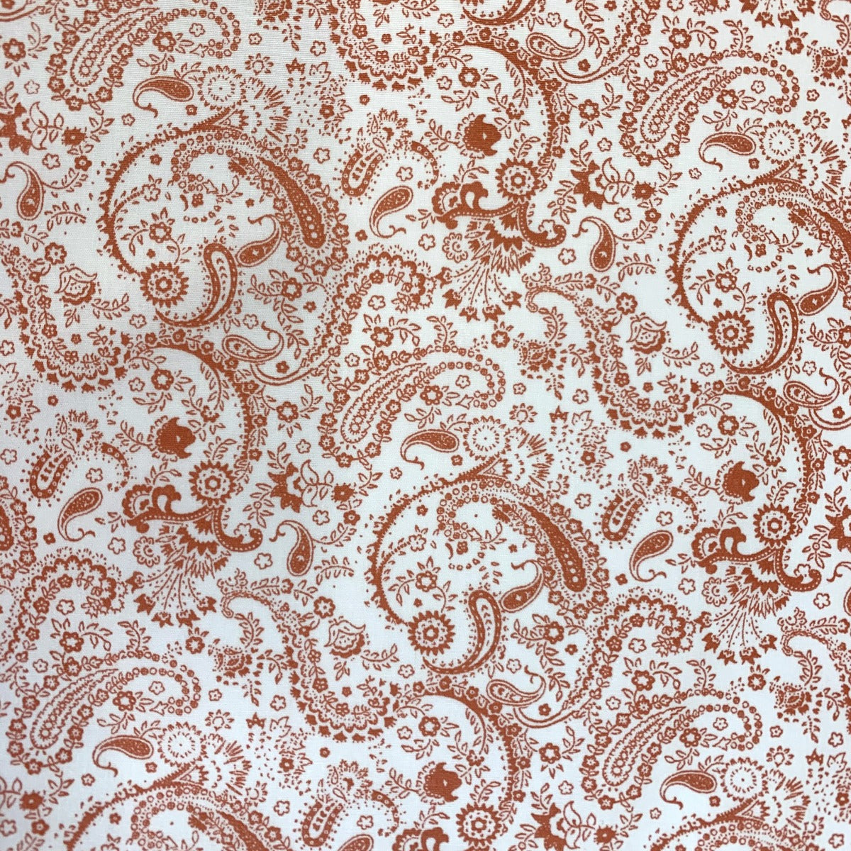 Sewing Room Henna Art Orange Cotton Fabric S
