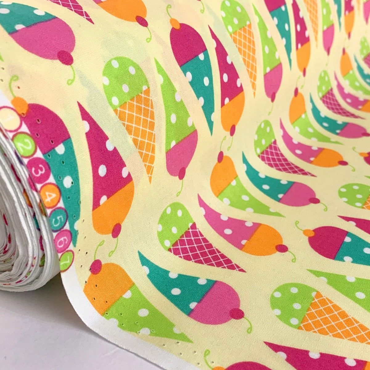 Sewing Room Ice Cream Cotton Fabric Cud
