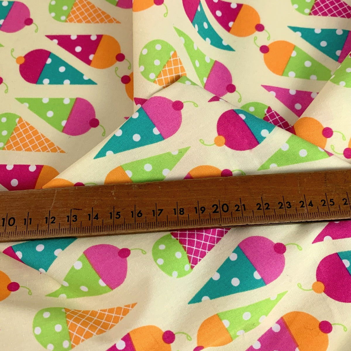 Sewing Room Ice Cream Cotton Fabric S1
