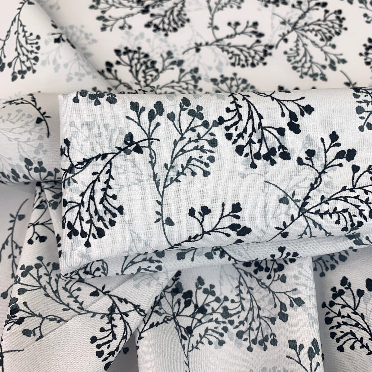Sewing Room Ivy Black Dress Fabric Fold