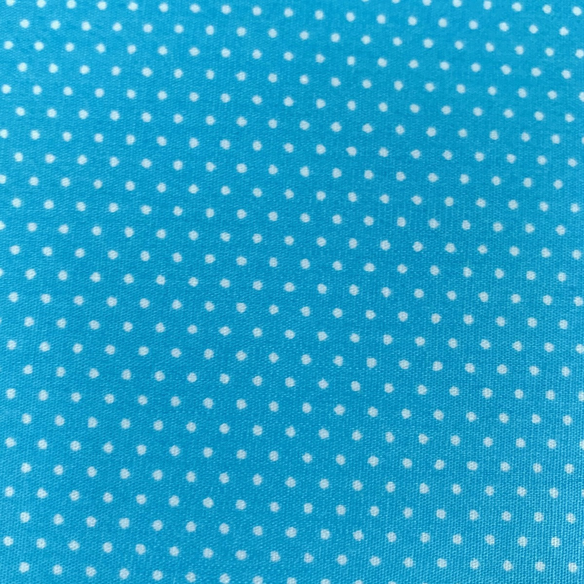 Sewing Room Mirco Dot Turquise Cotton Fabric S