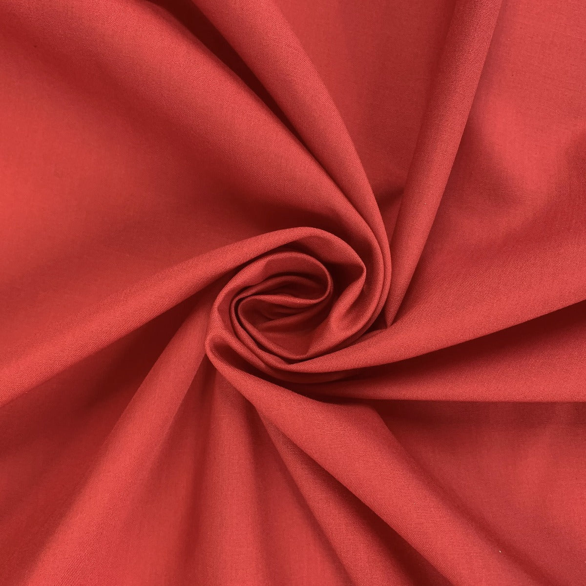 Sewing Room Polycotton Lipstick Dark Red Swirl