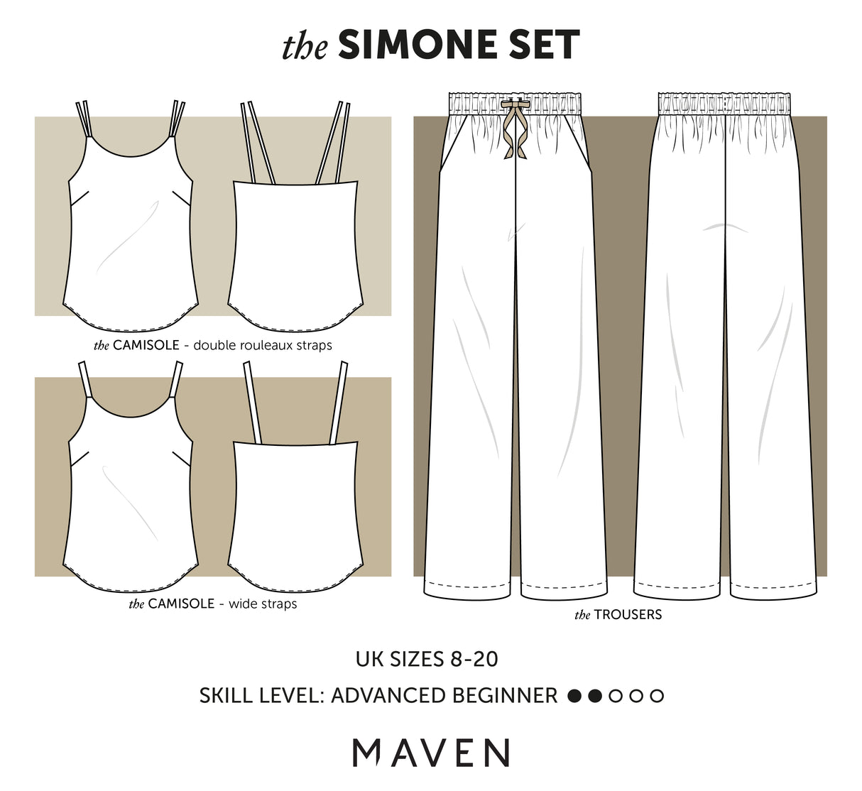 Simone Set Pattern Maven Sketch