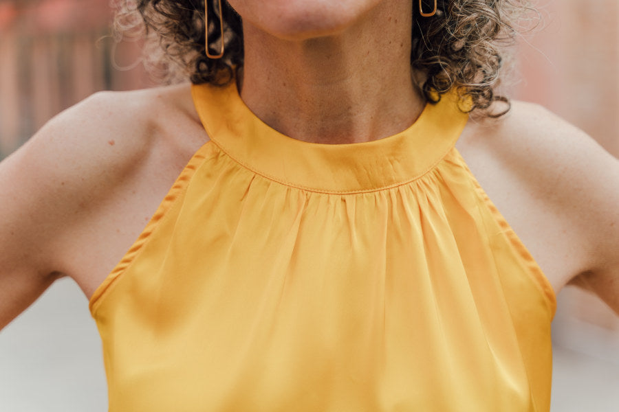 Sintra Halter Top And Dress Pattern Liesl And Co2