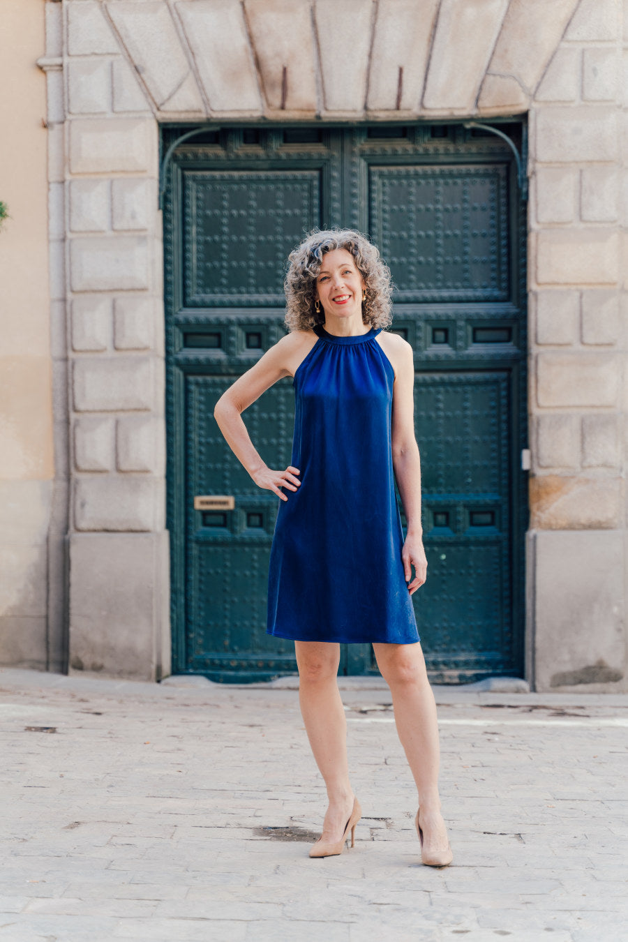 Sintra Halter Top And Dress Pattern Liesl And Co4