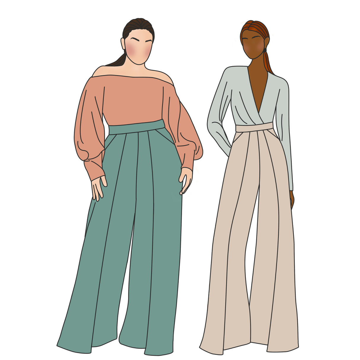 Size Me Sewing Florence Trousers Pattern