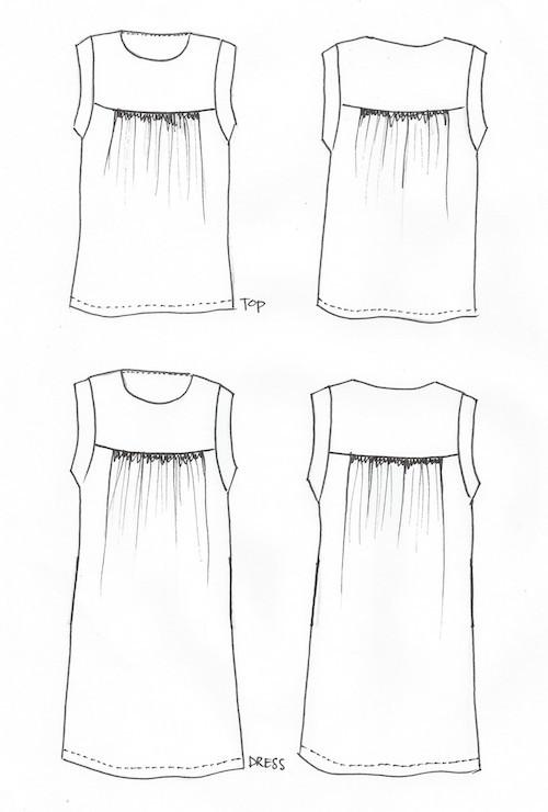 Sketch Alice Top Dress