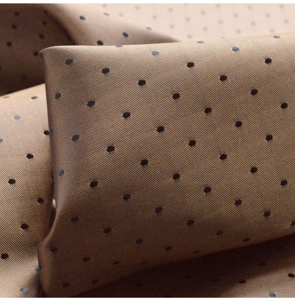 Spotty Lining Nude Lilac Polyester Spotty Nude Lilac Dress Lining Fabric Cud