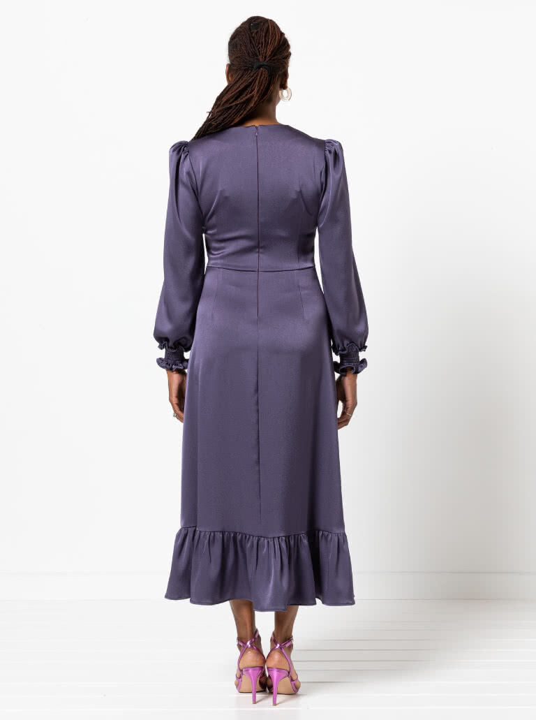 Style arc queenie woven dress pattern 11