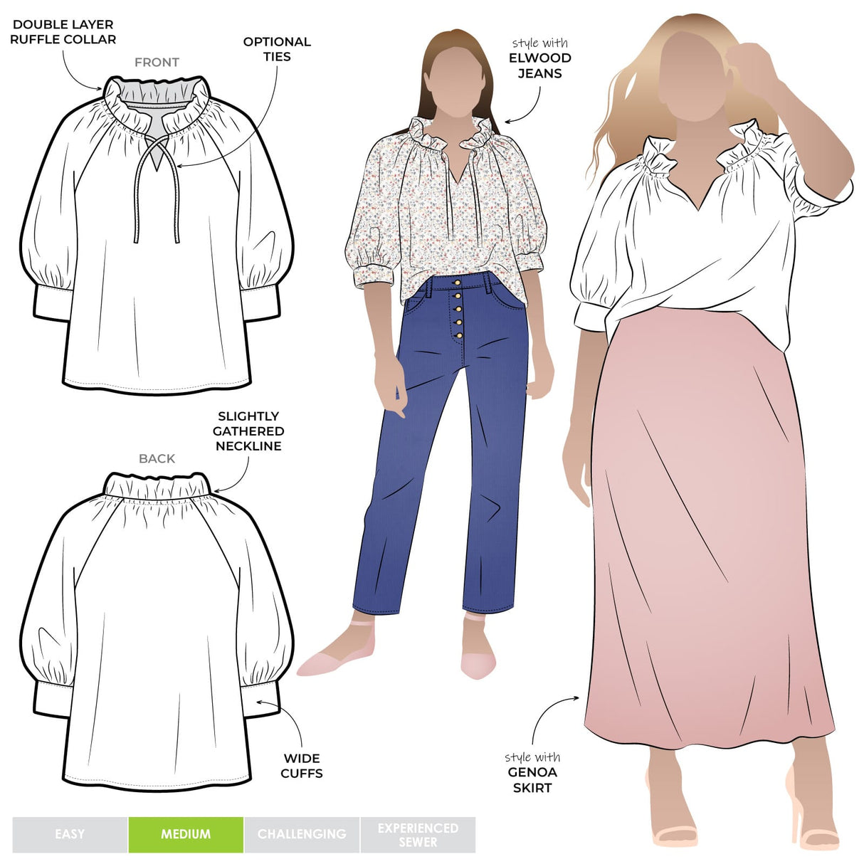 Style Arc Reynolds Woven Top Pattern Cover