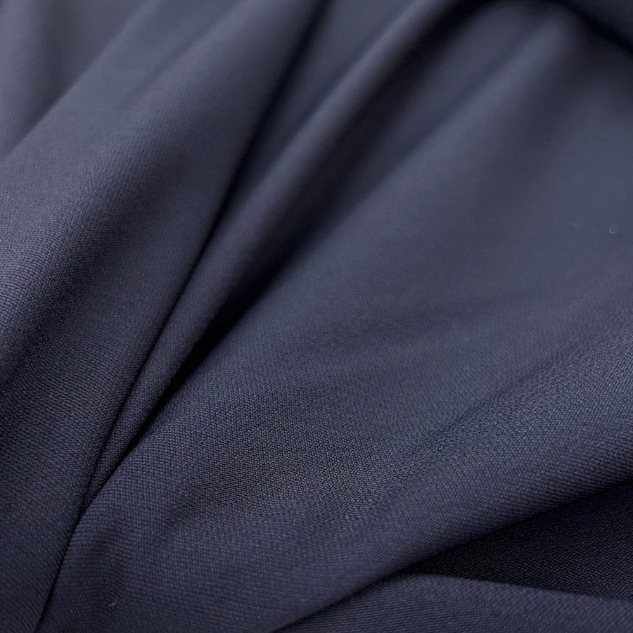 Superfine Cotton Viscose Suiting Fabroc Fabrica Navy