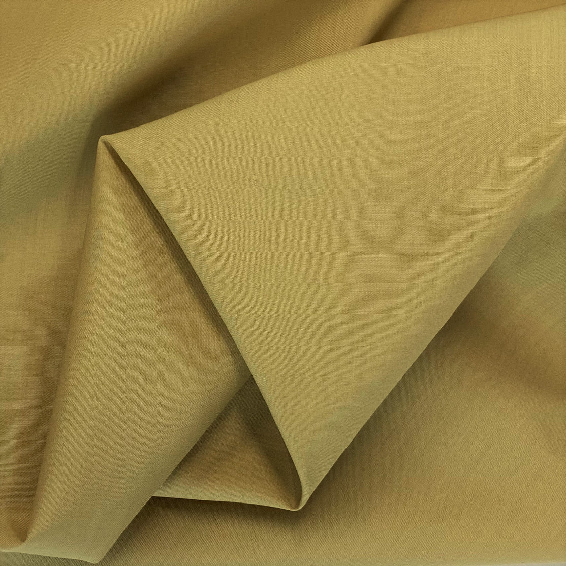 Superior Quality Plain Poly Cotton Tan Tan Brown Plain Dyed Poly Cotton Craft Fabric Close Up Fabric Photo