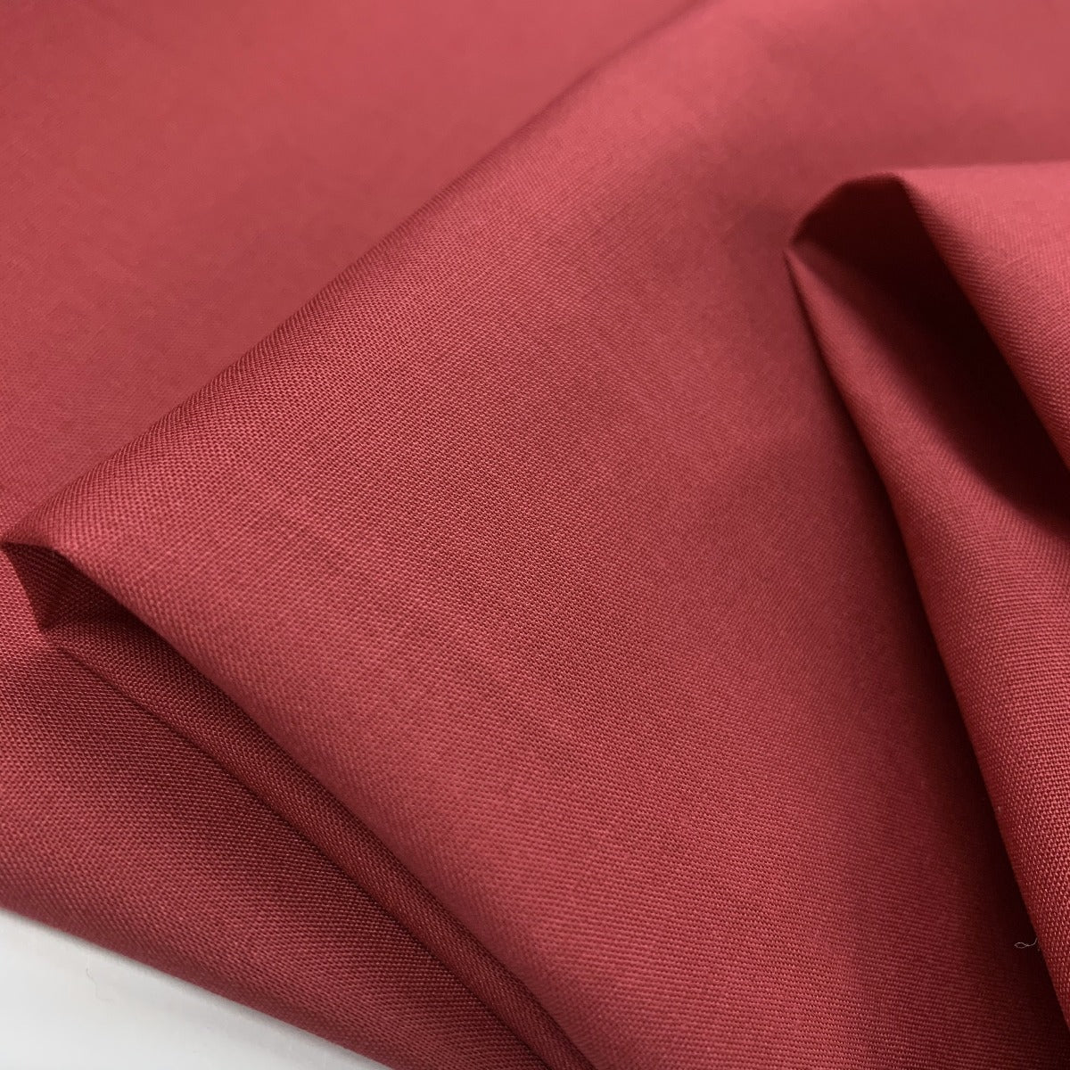 Superior Quality Plain Polycotton Cherry