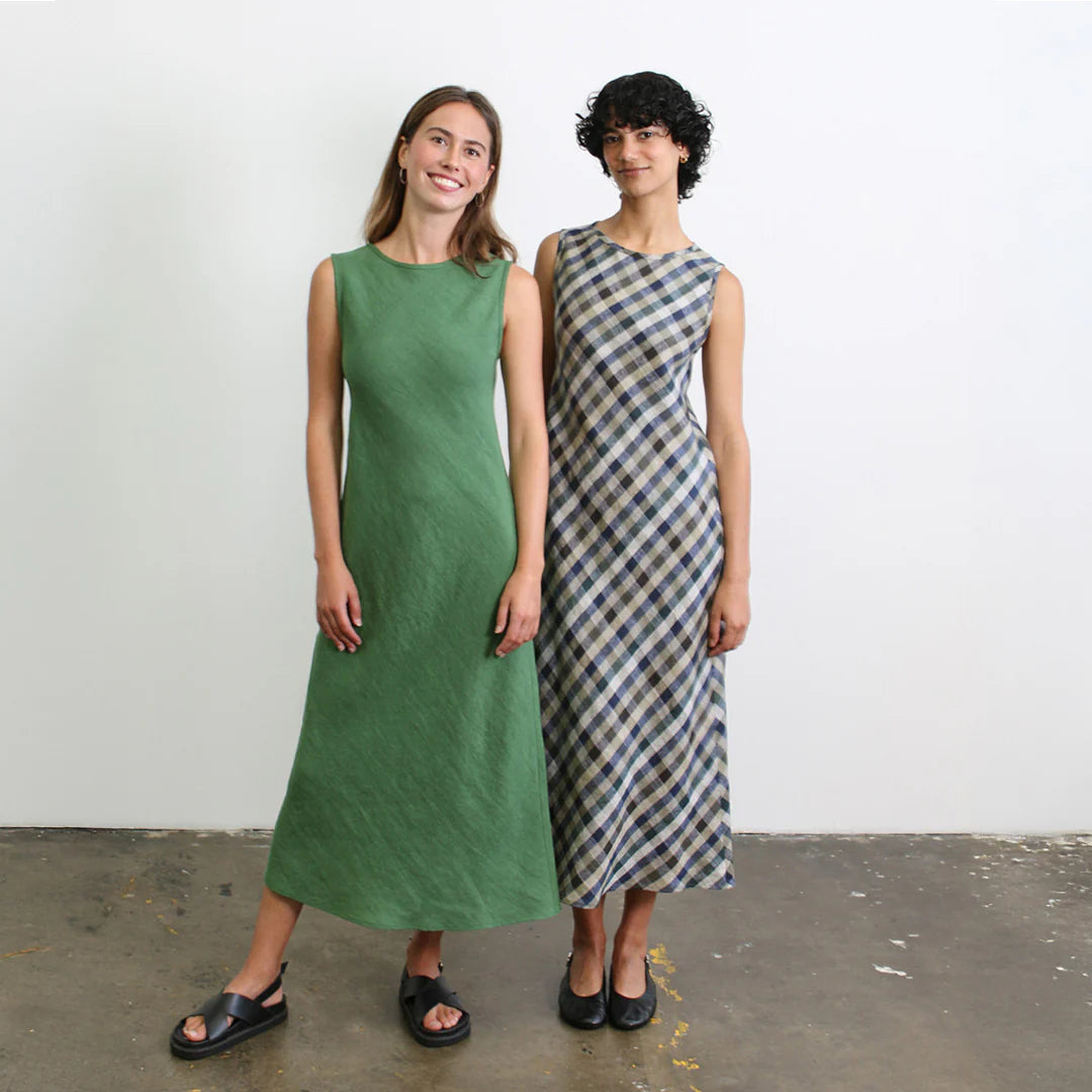 Tessuti Alessi Bias Dress Pattern Uk Xxs Xl 1