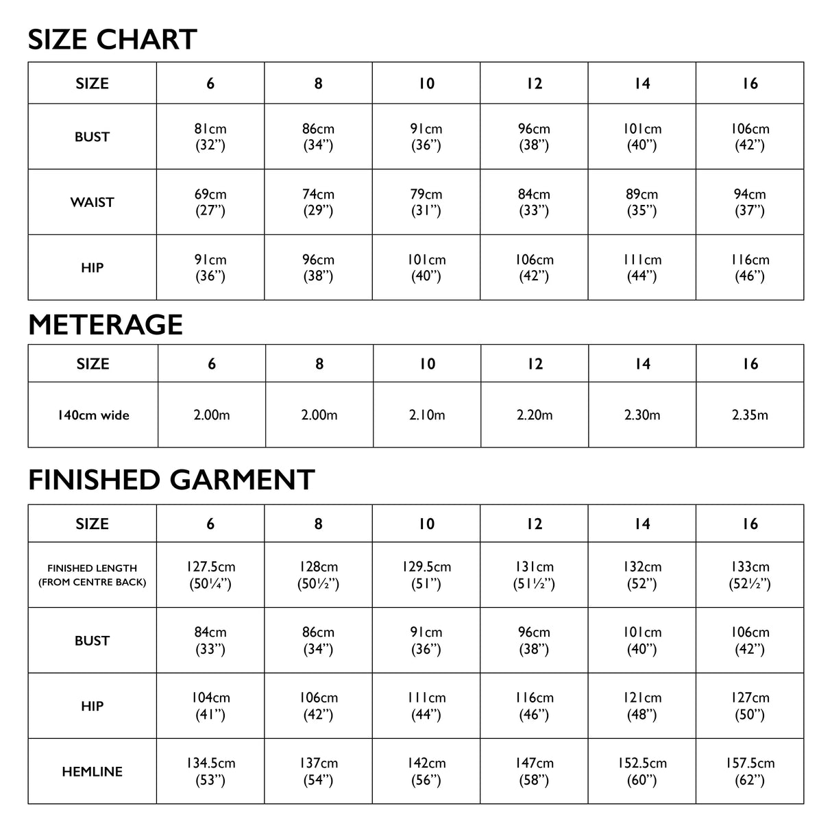 Tessuti Alessi Bias Dress Pattern Uk Xxs Xl Size Chart