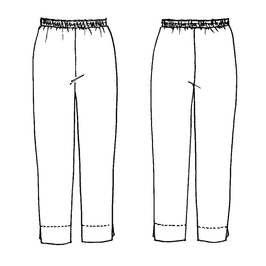 Tessuti Laura Pants Sewing Pattern Uk 6 22 Sketch