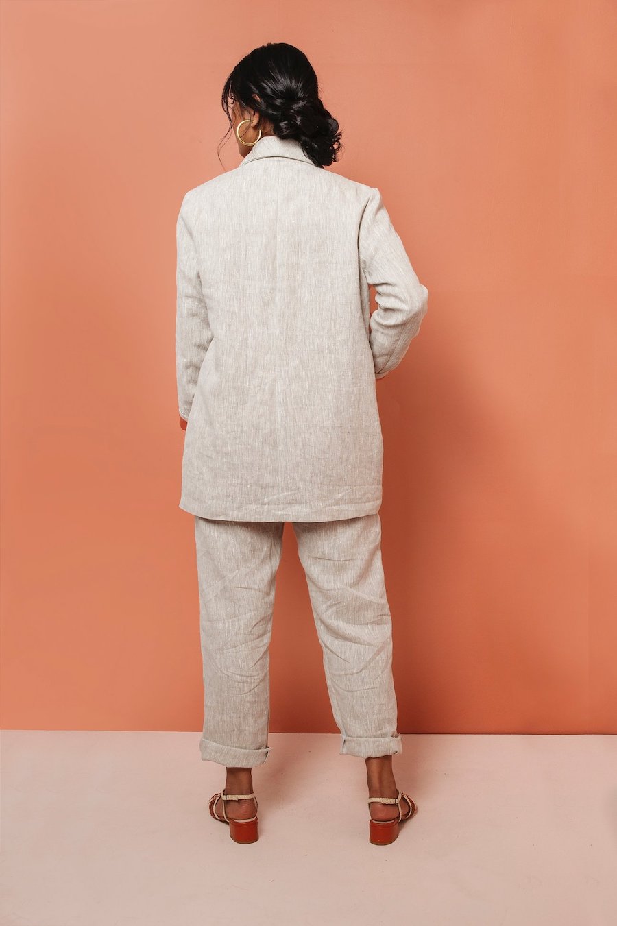 The Heather Blazer Pattern By Friday Pattern Company Model 4