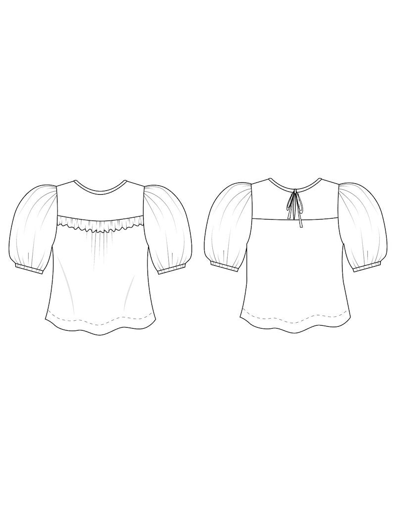 The Sagebrush Top By Friday Pattern Company Example
