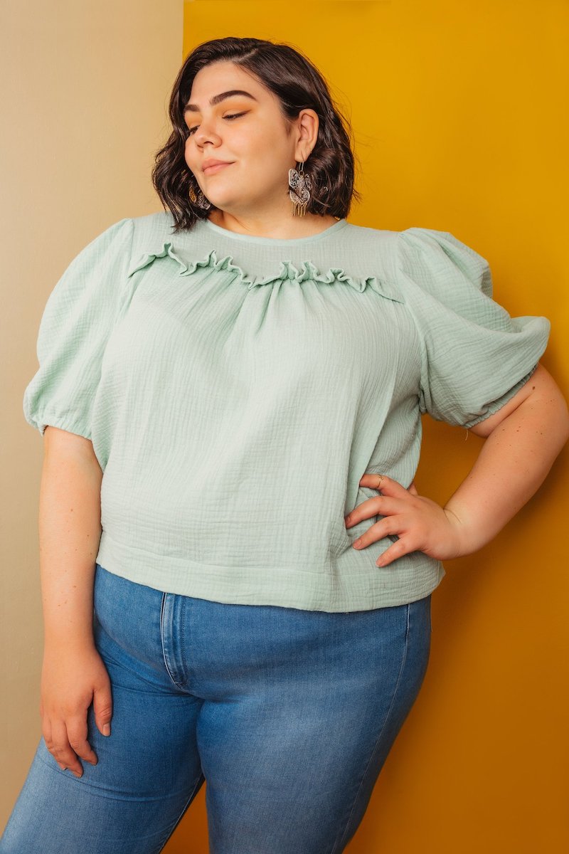 The Sagebrush Top By Friday Pattern Company Model 2