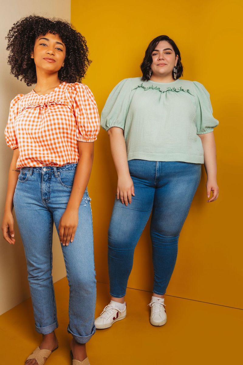 The Sagebrush Top By Friday Pattern Company Models