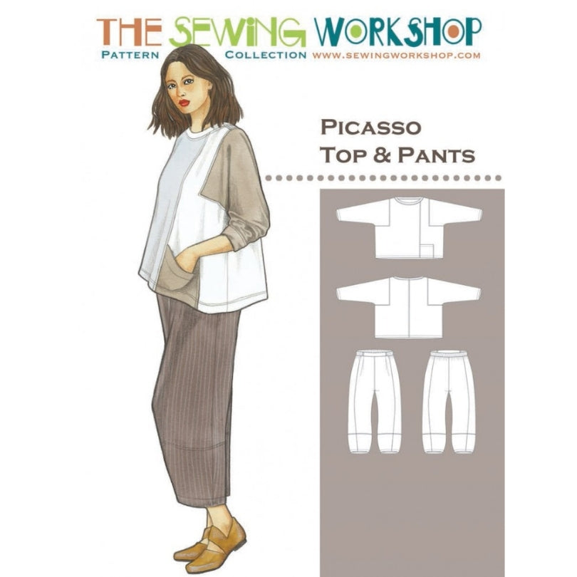 The Sewing Workshop Picasso Top And Pants Cover