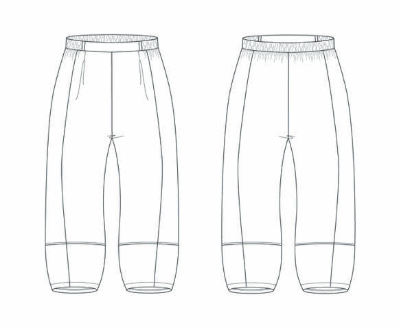 The Sewing Workshop Picasso Top And Pants Sketch Pants