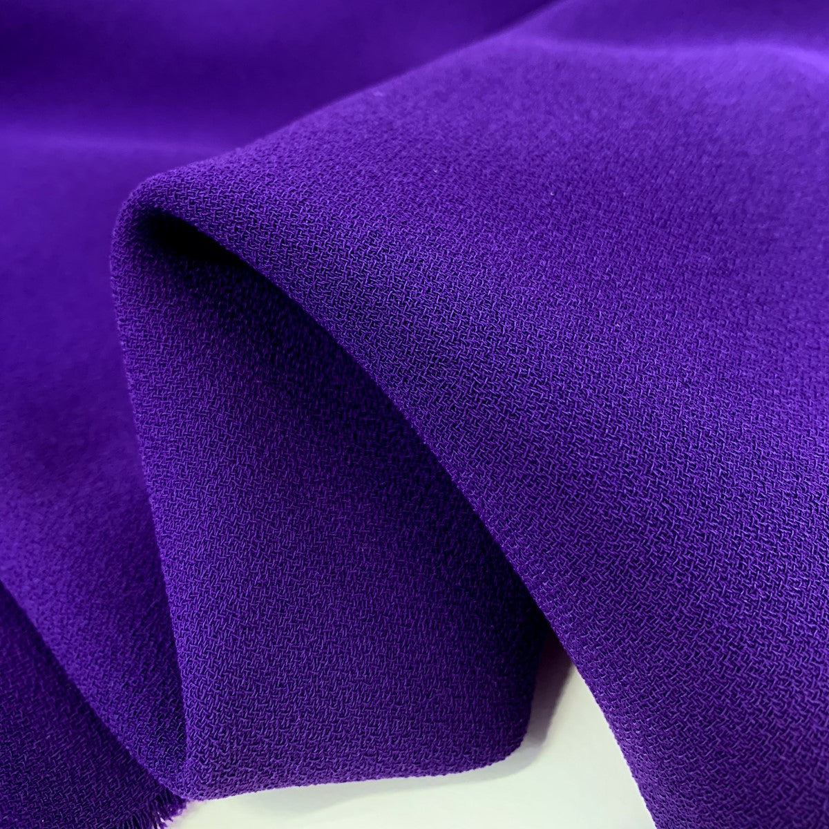 Triple Crepe Cadbury S Purple Close Up Fabric Photo Custom