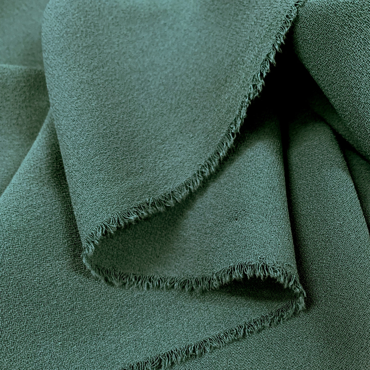 Triple Crepe Forest Polyester Crepe Dress Fabric