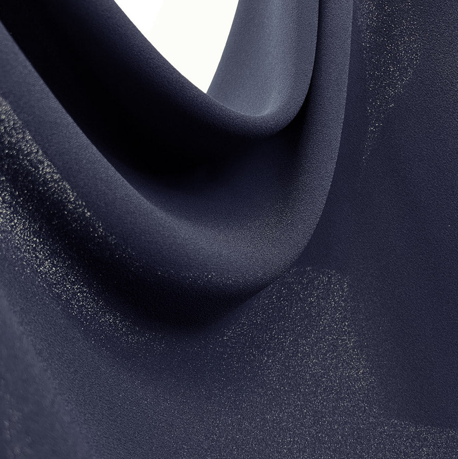 Triple Crepe Dressmaking Fabric Navy Drape 71Baccfa Ac13 40Fe 9412 69650Ae07585