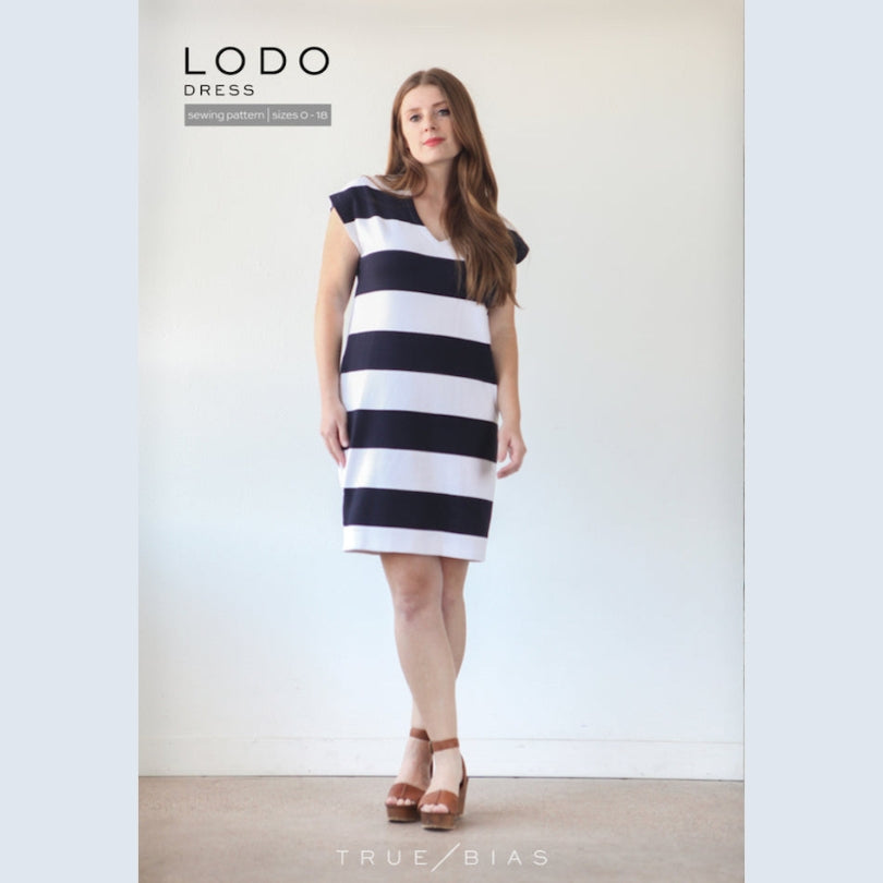 True Bias Lodo Dress Sewing Pattern Cover