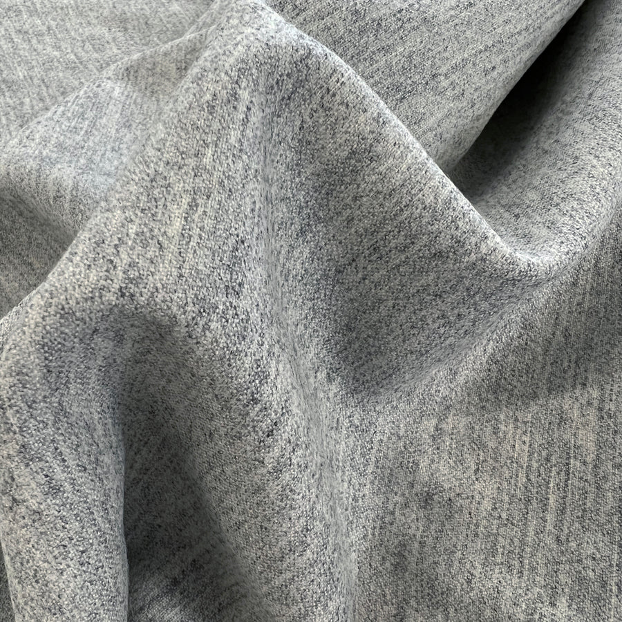 Two Suits Grey Marl Wool Suiting Fabric