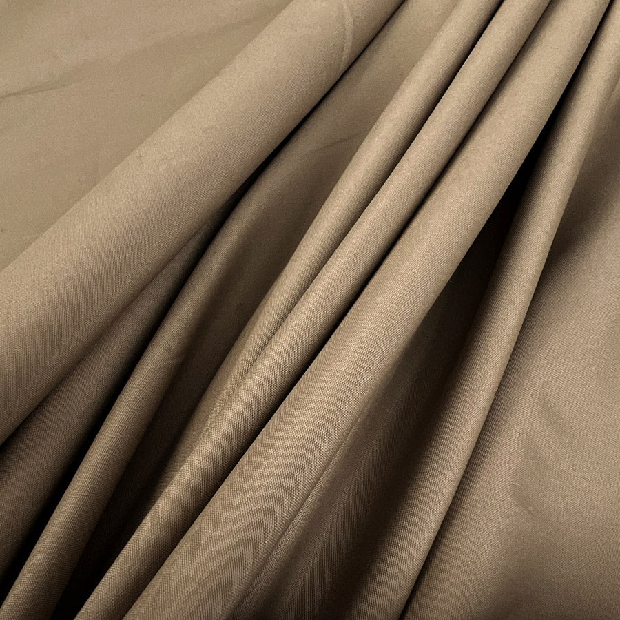 Urban Tailor Brown Beige Camel Plain Cotton Woven Trouser Fabric