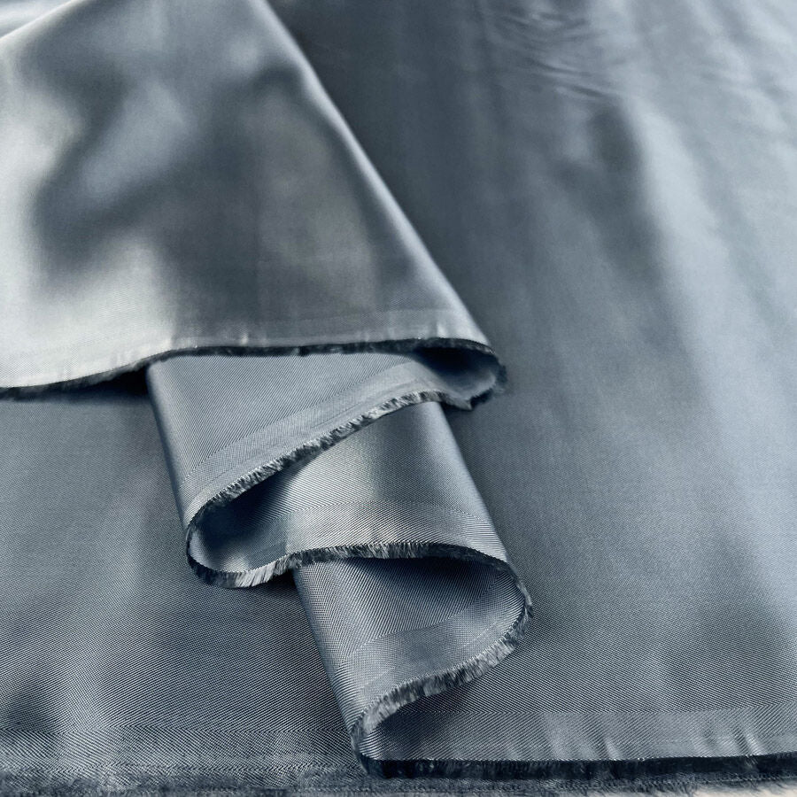 Viscose Acetate Lining Sky Blue Woven Tailors Suit Dress Fabric Fold