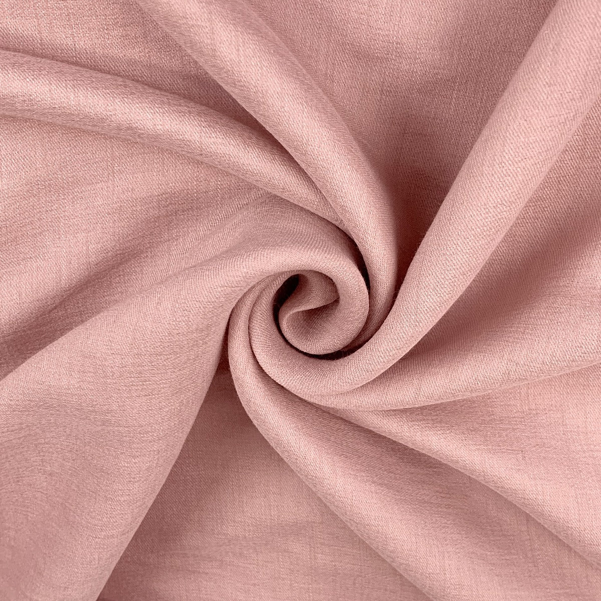 Voily Pink Fabulous Poly Viscose Dusky Pink Fabric Swirl