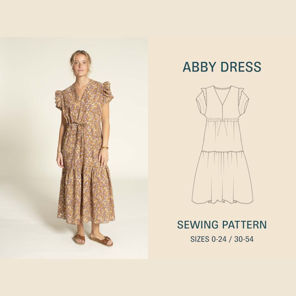 Wardrobe by me abby dress sewing pattern 1