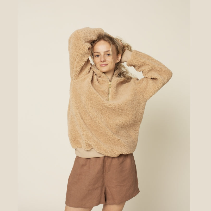 Wardrobe By Me Half Zipper Sweater Pattern 1