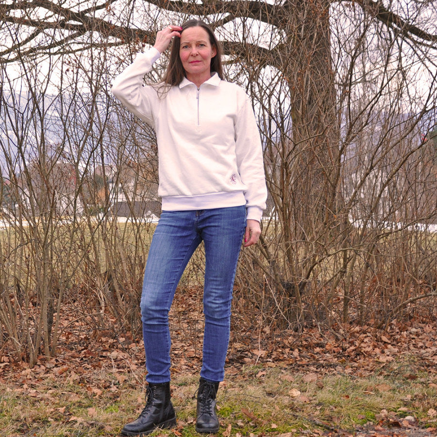 Wardrobe By Me Half Zipper Sweater Pattern 3