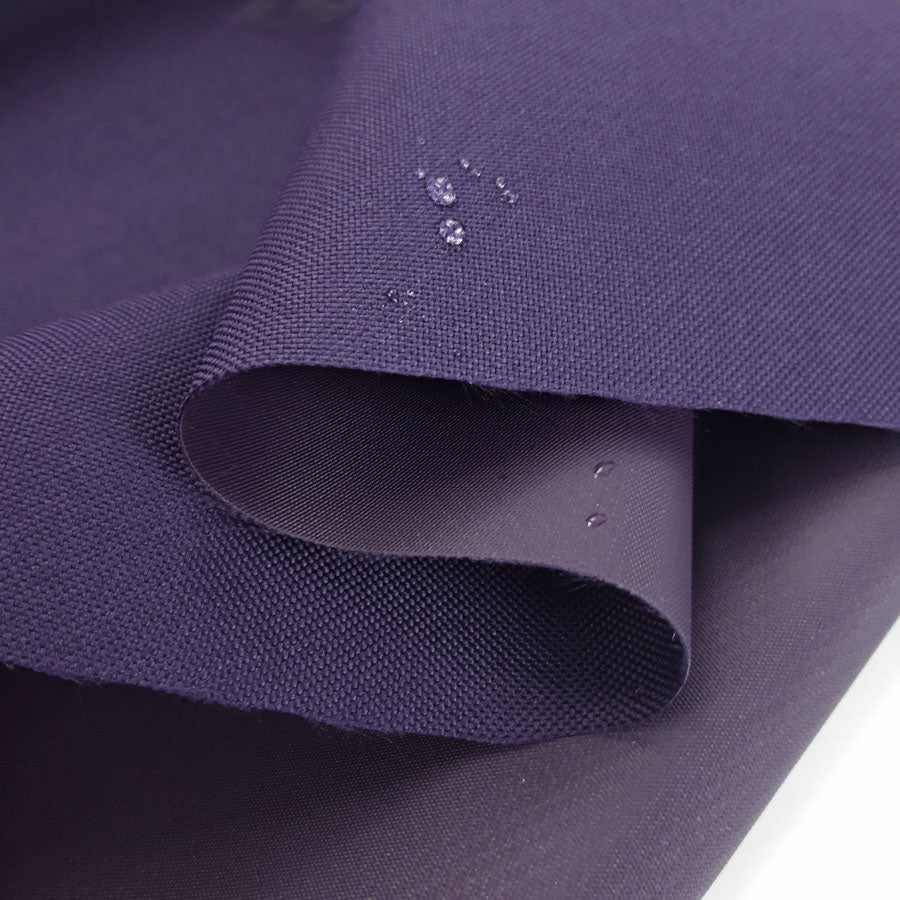 Water Resistant Canvas Heavy Purple Pu Coated Water Resistant Polyester Canvas Fabric Close Up Fabric Photo