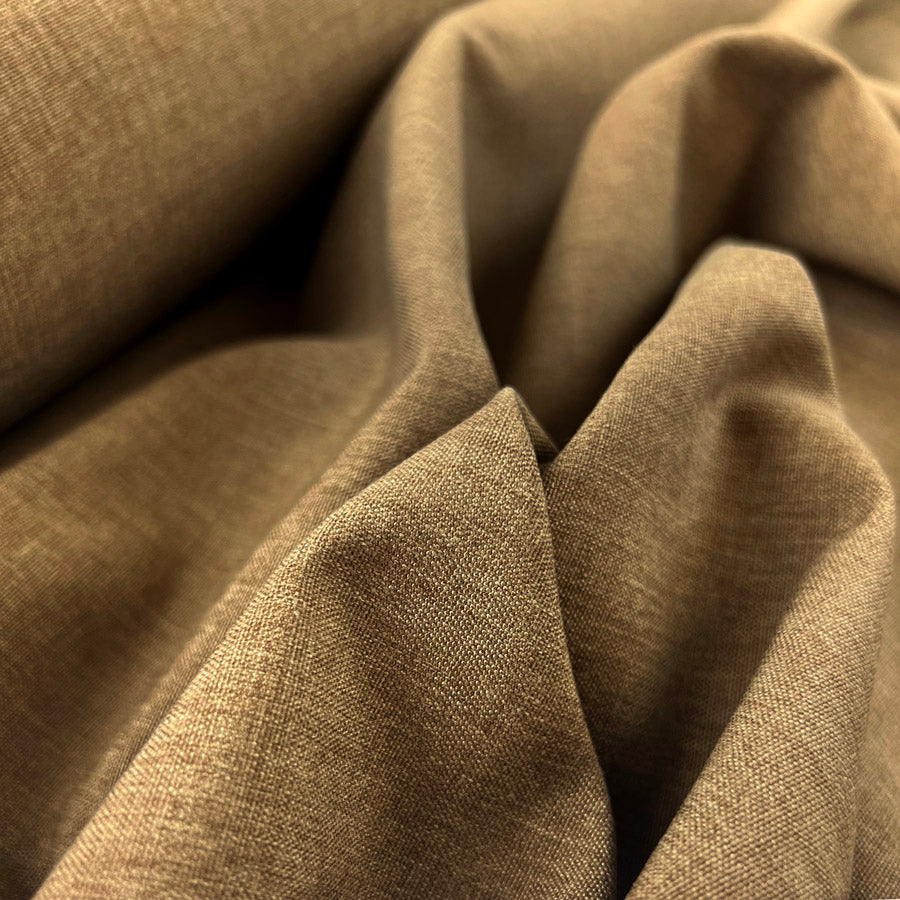 Water Resistant Polyester Soft Furnishing Fabric Outdoor Soft Beige