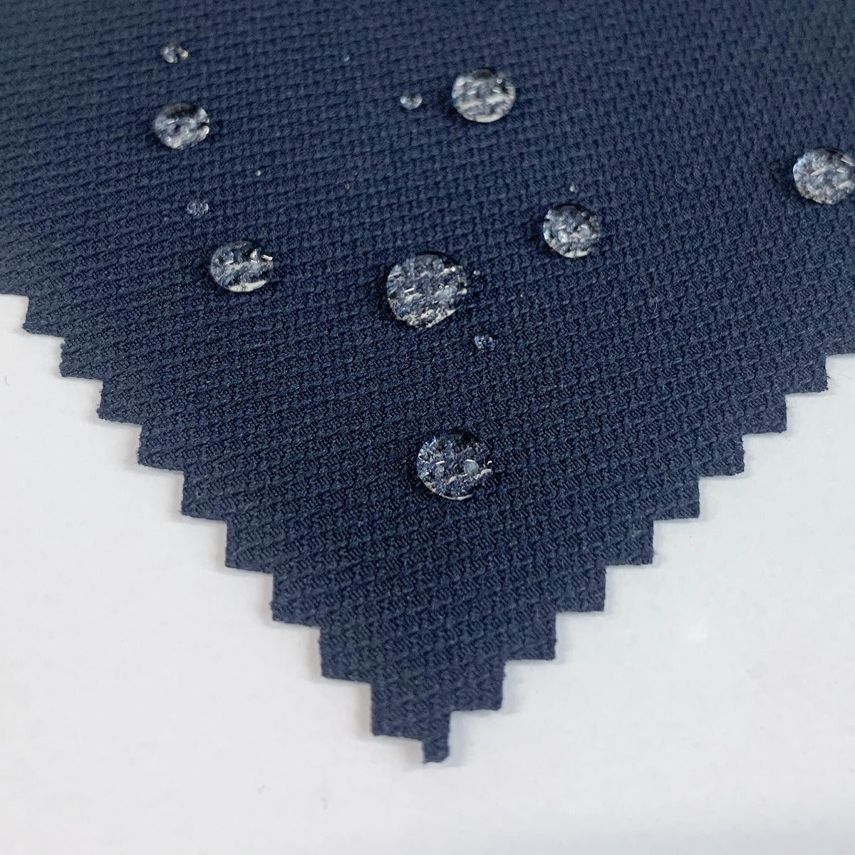 Waterproof Canvas Cushion Soft Navy Drops