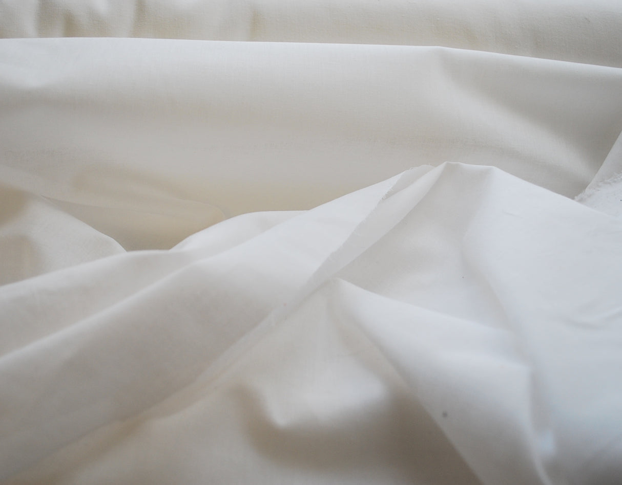 White Cotton Voile Fabric D