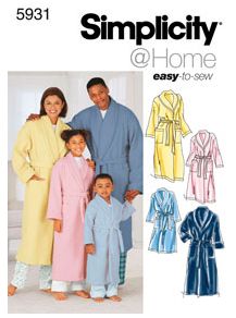 Simplicity Dressing Gown 5931 Pattern