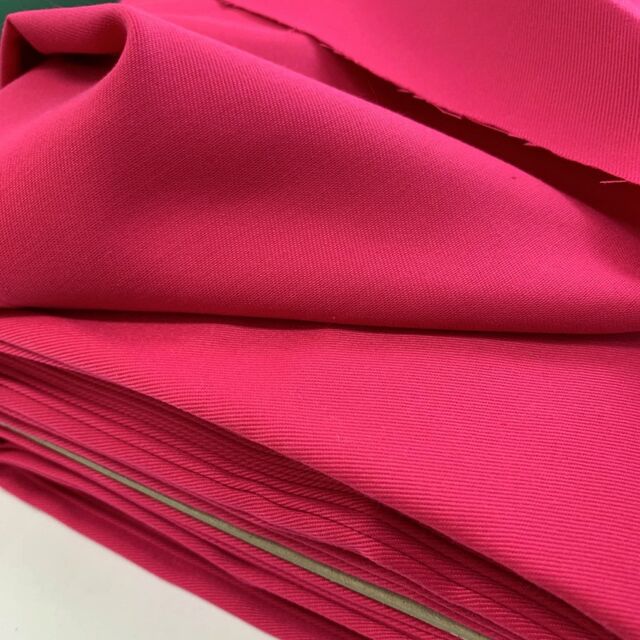 Scrubs - cerise pink polyester cotton twill workwear fabric