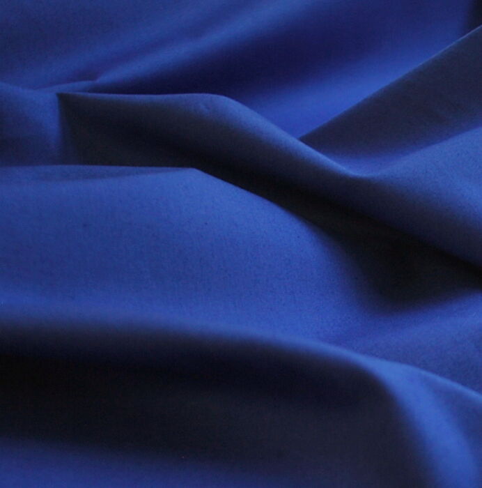 Royal Cotton Fabric- Plain Dyed Poplin- royal- CU