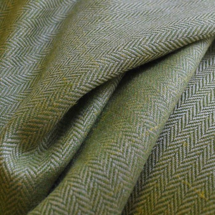 Royal Mix wool silk linen suiting fabric close up