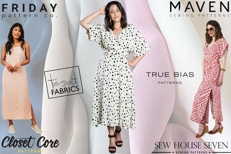 Our Top Ten Dress Patterns For Viscose Fabrics