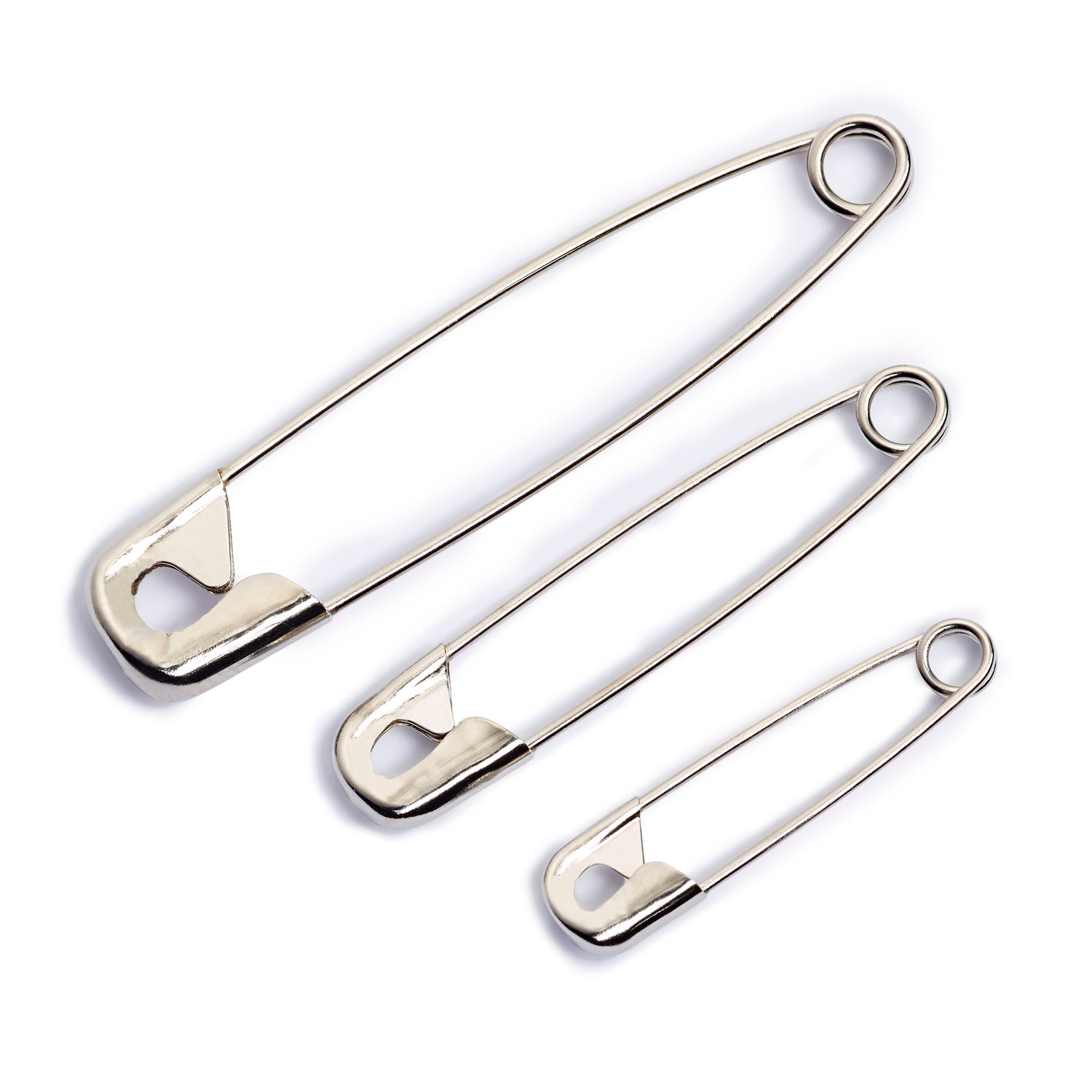 Prym - 18 Assorted Size Safety Pins - Silver