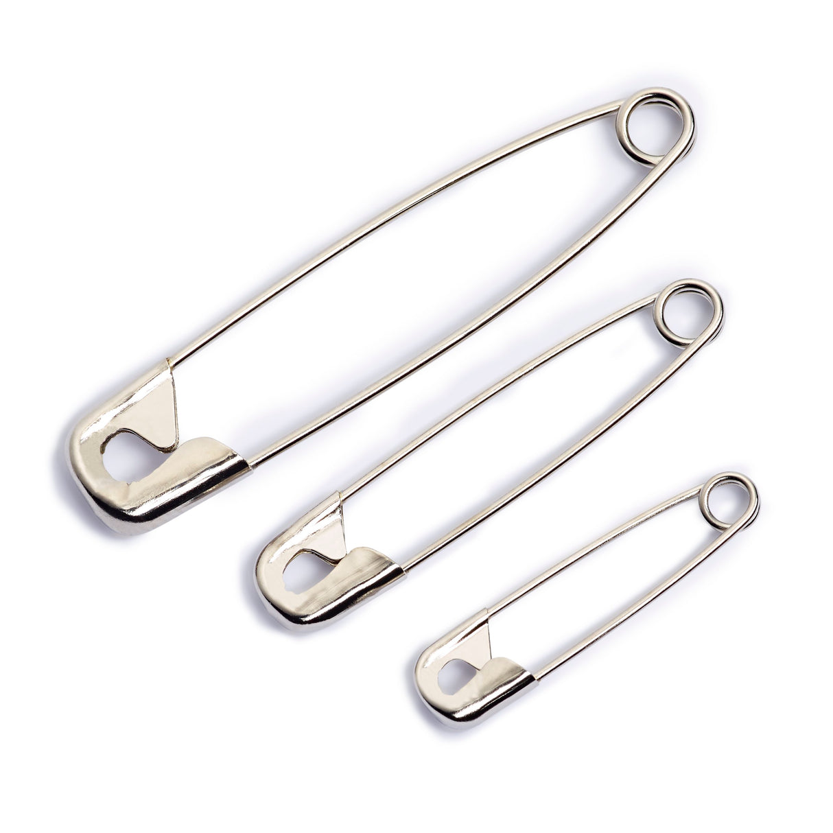 Prym - 18 Assorted Size Safety Pins - Silver