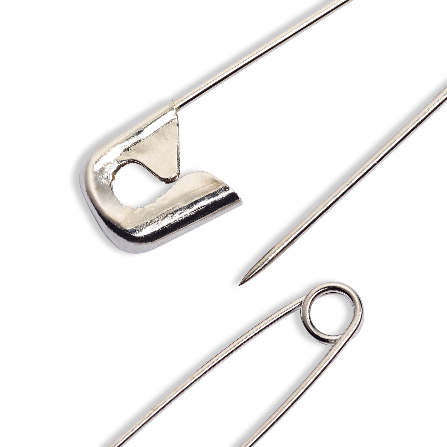 Prym - 18 Assorted Size Safety Pins - Silver